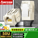 安普康（AMPCOM）萬(wàn)兆超六類(lèi)直通網(wǎng)絡(luò )模塊 鋅合金CAT6A類(lèi)FTP屏蔽網(wǎng)線(xiàn) RJ45鍍金水晶頭電腦雙通對接頭1個(gè) AMC6A18B