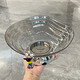 尊慕斯水果盤(pán)瀝水客廳家用2025新款高級(jí)感歐式茶幾高檔輕奢糖果盤(pán)零食盤(pán) 瀝水果盤(pán)/透灰色【一個(gè)】