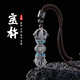 口力米大COLIMIDA999足銀金剛杵吊墜男士霸氣個(gè)性六字真言轉(zhuǎn)運(yùn)掛墜鑲藍(lán)松石項(xiàng)鏈潮 金剛杵吊墜