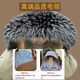 羽絨服毛領(lǐng)單買真毛貉子毛領(lǐng)子單賣男女通用派克服帽領(lǐng)可拆卸圍脖 黑底白尖 精品大毛領(lǐng)(真貉子毛)