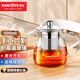 金灶（KAMJOVE）泡茶壺飄逸杯 耐熱玻璃茶具功夫辦公室花茶壺 茶水分離杯茶壺家用 A-02 500ml