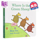 英文原版 綠綿羊在哪兒Where Is the Green Sheep幼兒?jiǎn)⒚烧J知讀物 紙板書(shū)