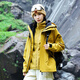 吉普（JEEP）戶外沖鋒衣女款2024新款小個子三合一戶外防風防水登山服風衣外套 抽黃【三合一/男女同款】 M（110-130斤）