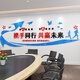 尚臻夢(mèng)軒3d立體亞克力墻貼企業(yè)文化背景墻貼畫辦公室勵(lì)志標(biāo)語(yǔ)裝飾自粘墻貼 特大：寬250cm 高84cm