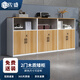 佐盛木質(zhì)文件柜矮柜帶鎖資料柜收納柜茶水柜儲(chǔ)物柜桌邊柜 2門