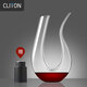 CLITON紅酒醒酒器 U型水晶玻璃快速紅酒醒酒器 家用倒酒器分酒器酒壺