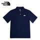 北面（The North Face）POLO衫短袖男T恤透氣夏季戶外半袖 87UX 8K2 L