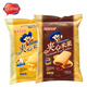 乖乖喜歡你夾心米果 牛奶雞蛋味+巧克力味 50g*2 休閑零食 膨化食品