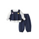歐姆熊女童牛仔套裝春秋季2024新款早秋穿搭時(shí)髦洋氣女寶寶秋款兒童秋裝 牛仔藍 120 120cm