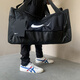 耐克（NIKE）男女包新款運動(dòng)健身手拎訓練隊包大容量出行旅游斜挎包 BA5957-010  黑色/53*26*28cm MISC