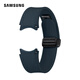 三星（SAMSUNG）Watch6/Watch7 D扣式舒適型生態(tài)皮表帶Watch5/Watch5 pro/Watch6 Classic 手表原裝腕帶 M/L【靛藍色】