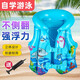 十泳兒童游泳背心充氣救生衣浮力馬甲加厚海洋泳衣學(xué)游泳戲水浮圈 海洋泳衣馬甲藍色 M號建議體重25-40斤