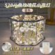 菲享玫瑰花花海小夜燈520情人節(jié)生日禮物女創(chuàng)意手工DIY送女友閨蜜禮物 21朵八角藍(lán)色玫瑰花小夜燈 禮袋款【附教程，關(guān)燈鏡子效果】