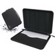 Smatree適用2022m2款MacBookAir13.6pro14英寸輕薄本手提包硬殼保護包 黑色 14英寸
