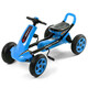 賀聯(lián)兒童四輪腳踏車(chē)男女寶寶小孩可坐運動(dòng)玩具腳蹬自行車(chē)卡丁車(chē) 普通輪藍色