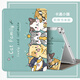 Qise適用iPad6/5保護(hù)套9.7英寸蘋(píng)果平板電腦第五代第六代保護(hù)殼帶筆槽卡通彩印硅膠氣囊可休眠防摔軟殼 【卡通小貓】氣囊書(shū)本款 iPad5/6通用【9.7英寸】單殼+高清鋼化膜