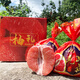 源外 福建平和琯溪老樹(shù)紅心蜜柚 紅心柚子新鮮水果紅肉鮮甜多汁送禮 3-4個(gè)精品禮盒裝（8.5-9斤）
