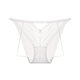 曼妮芬百搭低腰高叉褲浪漫性感輕透蕾絲無(wú)痕內褲女棉襠20710272 010 白色 M 160