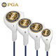 PGA 高爾夫桿頭套 球桿保護套 1/3/5/UT木桿套 防摔抗壓易清洗 PGA 616001-一套4個(gè)裝