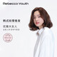 瑞貝卡（Rebecca）假發(fā)女全真人發(fā)偏分劉海韓式紋理中長卷發(fā)發(fā)尾內(nèi)扣鎖骨發(fā)時尚頭套 棕黑色 短發(fā) 機(jī)制工藝