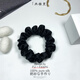 復(fù)小鹿【3件8折】真絲發(fā)圈豬大腸發(fā)圈女高級(jí)感頭繩高彈力不勒發(fā)優(yōu)雅百搭 典雅黑【邊寬2cm-22姆米】