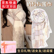 雪倫朵圍巾女冬季2025新年加厚保暖披肩圍脖女生生日禮物送女朋友送閨蜜 格紋#白色【禮盒裝】