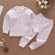 妙翡春秋嬰幼兒童寶寶新生兒衣服純棉a無(wú)骨秋衣秋褲開(kāi)衫童裝內(nèi)衣套裝 粉色無(wú)骨立領(lǐng)套100471 80cm適合9-14月/17-21斤
