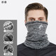 杉沓防寒騎行面罩男士秋冬季保暖滑雪裝備戶(hù)外防風(fēng)護耳圍脖套車(chē)頭巾 麻灰綁帶款圍脖【GD款】