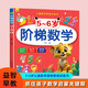 5-6歲階梯數(shù)學(xué) 兒童數(shù)學(xué)思維訓(xùn)練 幼兒入學(xué)早教潛能開發(fā)全腦開發(fā) 早教啟蒙益智游戲訓(xùn)練書上書香節(jié)閱讀節(jié) 