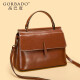 高巴度（GORBADO）/ 手提包包女2024新款女式包包真皮女包斜挎包单肩包时尚简约 棕色