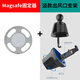 TORLE適用Magsafe車(chē)載支架蘋(píng)果磁吸無(wú)線(xiàn)充電器固定器導航支架 銀色金屬全包款+橫豎出風(fēng)口支架