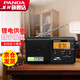 熊貓（PANDA） T-04老人收音機(jī)便攜式可充電插卡戶外廣播半導(dǎo)體FM調(diào)頻小型唱戲機(jī)隨身聽播放器 黑色 收音機(jī)