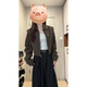 樂雅秀早秋外套女2025新款棕色短款?yuàn)A克上衣初秋美拉德穿搭慵懶風(fēng)棒球服 棕色外套 S