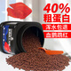 森森（SUNSUN）血鸚鵡飼料熱帶魚魚食增紅小顆粒觀賞魚糧 【更高蛋白】3毫米 罐裝1000g增紅