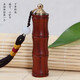 御賜品大葉黃花梨鼻煙壺復(fù)古手工藝禮品擺件鼻煙瓶送朋友客戶生日禮物 科檀竹節(jié)