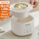 九陽(yáng)（Joyoung）1L小容量隔水燉鍋家用電燉鍋智能全自動(dòng)多功能白瓷隔水燉盅煲湯神器煮粥鍋帶防燙支架防干燒免看管 智能全自動(dòng) 1L 【帶防燙把手】