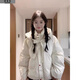 詩丹蕊韓系流行印花羽棉襖絨服女棉衣冬季新款學(xué)院風(fēng)保暖立領(lǐng)棉服外套潮 波點面包服 均碼【可備注碼數(shù)】