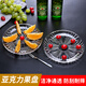 宜鉑 水果盤亞克力透明果盤 KTV拼盤塑料干果零食碟大甜品點(diǎn)心盤茶盤 水晶款 直徑30cm（1只裝）