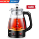 麥卓（MAKE JOY） 煮茶器黑茶煮茶壺玻璃電熱燒水壺家用全自動(dòng)電茶壺花茶壺蒸汽普洱白茶壺養生壺 02黑（特價(jià)款）