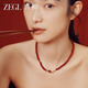 ZEGL瑪瑙小蛇串珠項(xiàng)鏈本命年夏季新款紀(jì)念日生日禮物