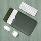 BUBM筆記本電腦內膽包適用蘋(píng)果macbook pro13.3英寸保護套微軟surface por7保護套 暗夜綠