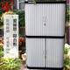 愛(ài)麗思（IRIS）陽(yáng)臺柜花園園藝工具防雨室外儲物柜戶(hù)外柜車(chē)庫工具置物收納柜防曬 橫拉門(mén)款1600V【高155cm】雙層可拆分