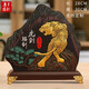 集里雅韻老虎擺件工藝品新年紀(jì)念品生肖虎年吉祥物客廳酒柜家居裝飾品擺設(shè) 山形虎到福到  大號(hào)