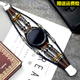添賦適用華為手表表帶WATCH5 GT5 GT4 GT3 2PRO表帶  榮耀GS3i小米color s3 S2 三星VIVO一加真皮手表 深棕+皮繩 華為GT5/4/ECG/保時捷46MM-22MM