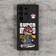 適用于三星S24/S23ultra手機殼S22+透明弧邊保護套A53軟note20黑色磨砂簡(jiǎn)約文字 T2188馬里奧蘑菇【黑色軟殼】 三星Galaxy Note20 Ultra
