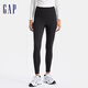 GAP女裝基礎款插袋針織褲彈力百搭打底褲長(cháng)褲606143 黑色 155/58A(XS)亞洲尺碼