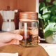 格娜斯高硼硅玻璃杯高顏值喝水杯耐高溫泡茶杯小號(hào)豆?jié){杯咖啡杯子帶蓋