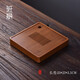 班意日式茶盤(pán)竹制茶海儲水式干泡實(shí)木小茶臺茶盤(pán)竹盤(pán)家用簡(jiǎn)約茶具套裝 花瓣角盛水茶盤(pán)(方形)