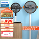 飛利浦（PHILIPS） 空氣循環(huán)扇直流變頻遙控電風(fēng)扇家用智能搖頭電扇渦輪換氣扇循環(huán)對(duì)流風(fēng)扇臺(tái)地兩用 ACR4144CF 36檔旗艦款