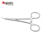 馬杰斯特（Majestic Instruments）醫用手術(shù)器械蚊式止血鉗大小號直彎頭不銹鋼牙科口腔外科美容工具 紋式止血鉗 12.5cm 彎頭 DE-1106
